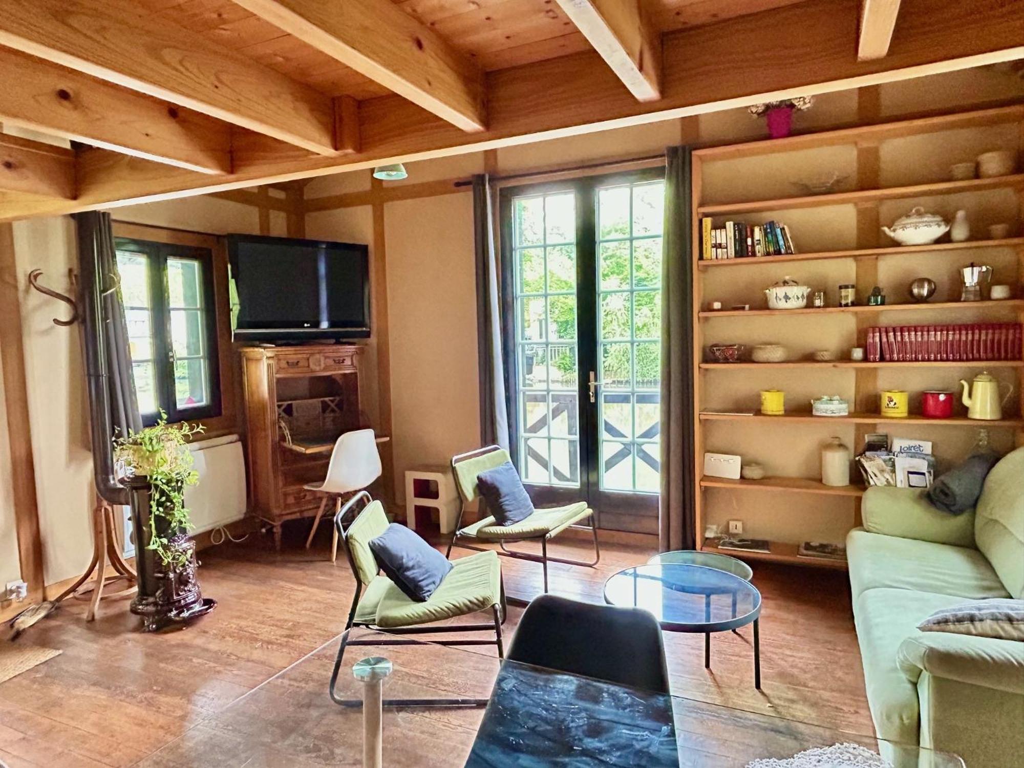 Le Chalet Bucolique Au Bord De L'Eau Olivet  Exterior foto